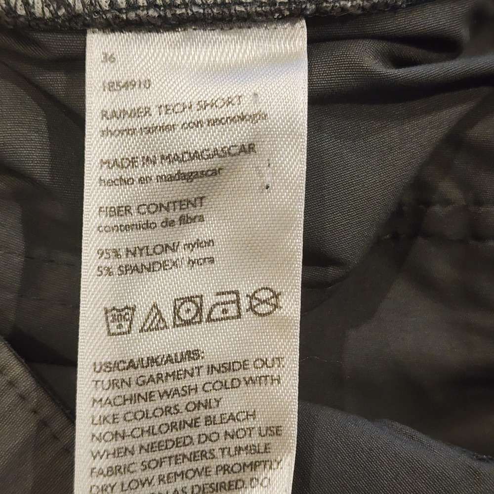 Eddie Bauer Mens Rainier Tech Shorts Size 36 Gray Hiking Outdoor Cargo 1854910 - Picture 5 of 8